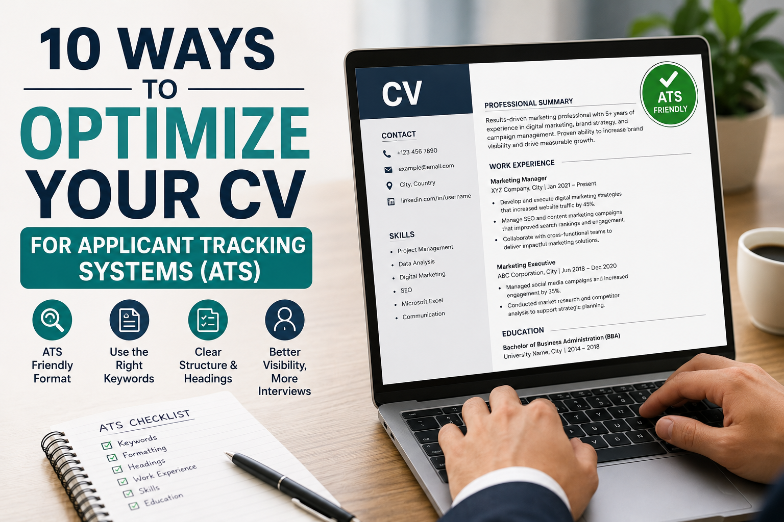 Ways to Optimize Your CV for ATS