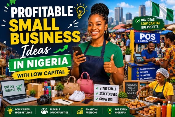 Profitable Small Business Ideas in Nigeria with Low Capital for aspiring entrepreneurs