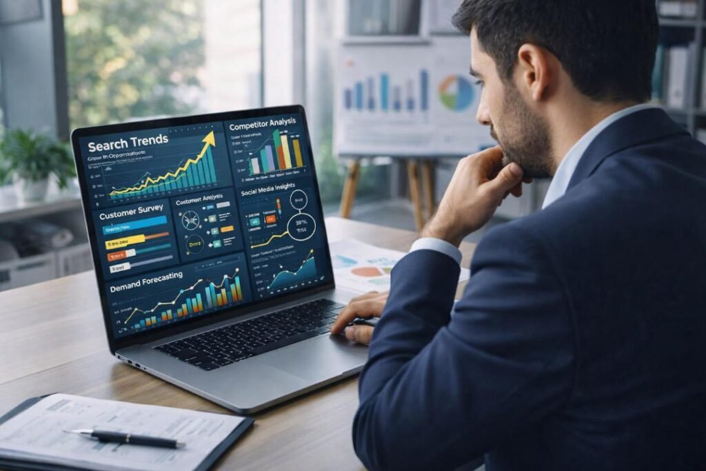 How to Identify High-Demand Products and Services before Starting a Business 2 Identify High-Demand Products and Services through market trend analysis and customer research