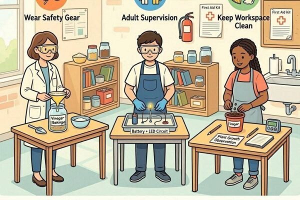 How to Perform Simple Science Experiments Safely at Home or School