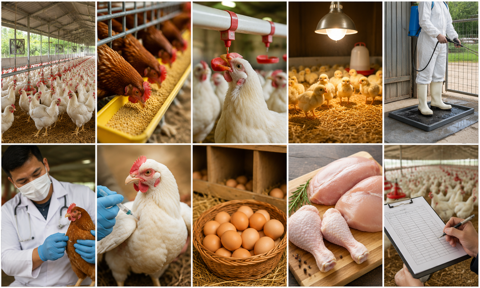 Poultry farming practices in focus