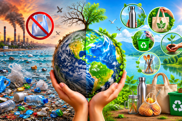 Protect nature, reduce plastic waste