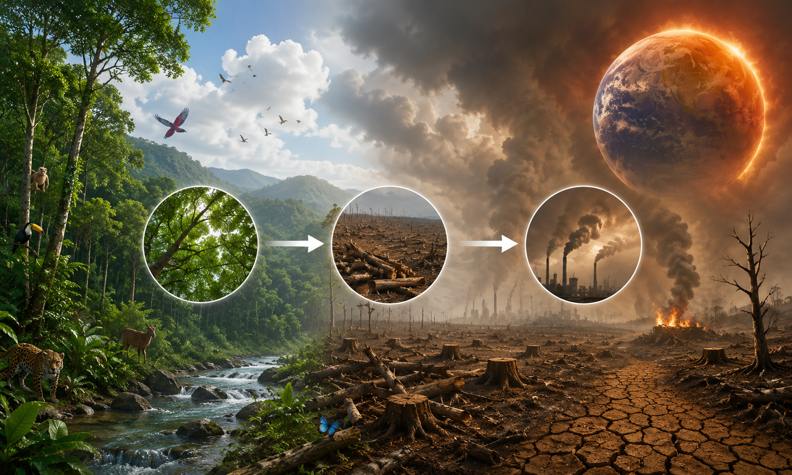 The cost of deforestation and climate change