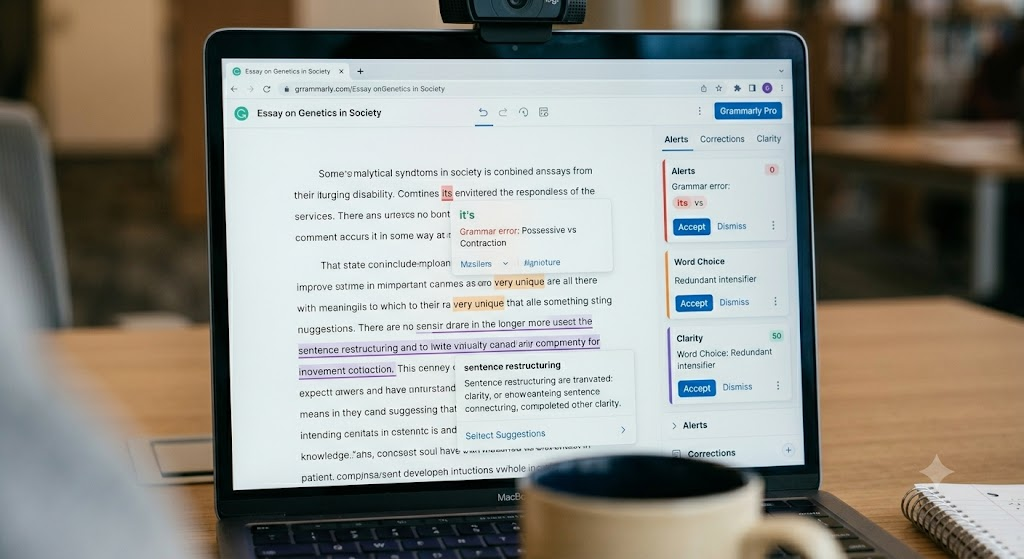 10 Best Free AI Tools for Students to Improve Learning and Productivity 3 Student using AI research tools to verify information and find academic sources
