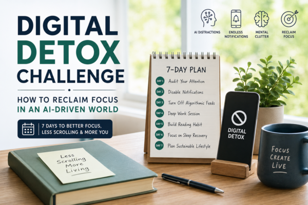 Digital Detox Challenge: 7 Ways to Focus & Less Screen Time