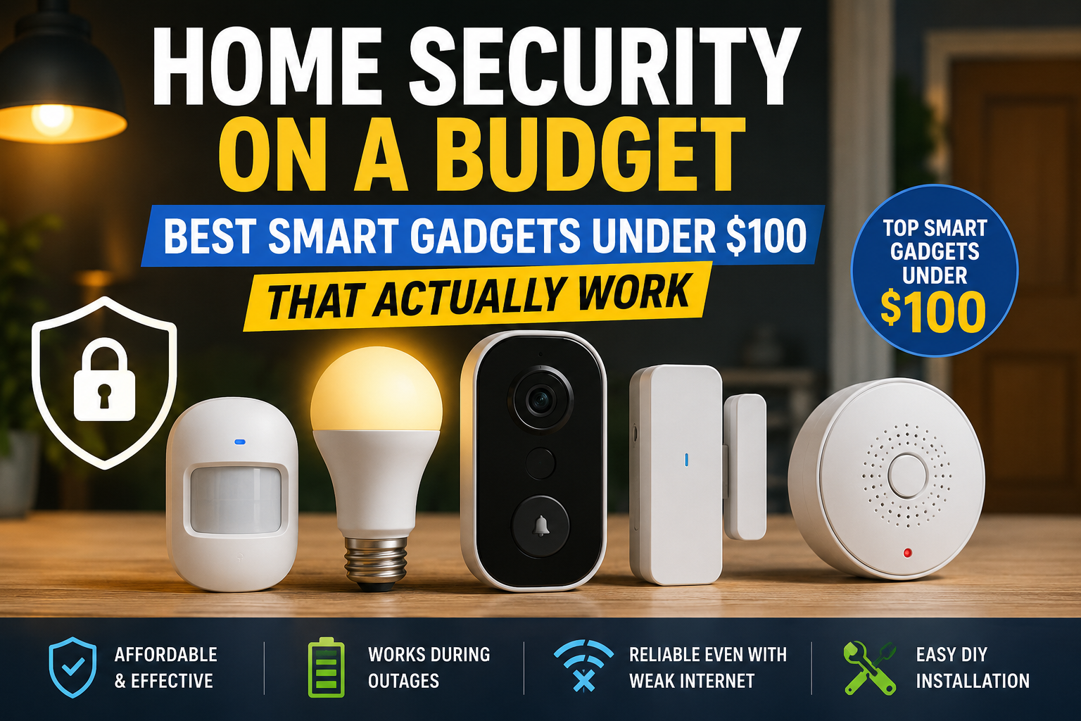 Home Security on a Budget: Best Smart Gadgets Under $100 That Actually Work 2 Best Smart Home Security Gadgets Under $100 That Work