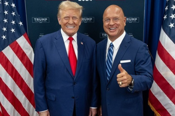 David Urban with Donald Trump during the 2024 Presidential Campaign