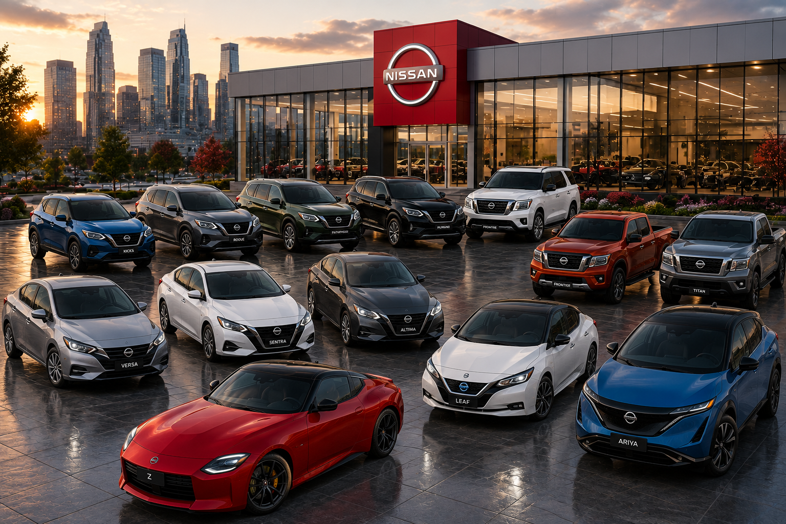 Nissan Vehicles: Complete Guide to Models, Performance, Fuel Economy, and Reliability 5 Nissan vehicle lineup featuring sedans SUVs pickup trucks and electric vehicles