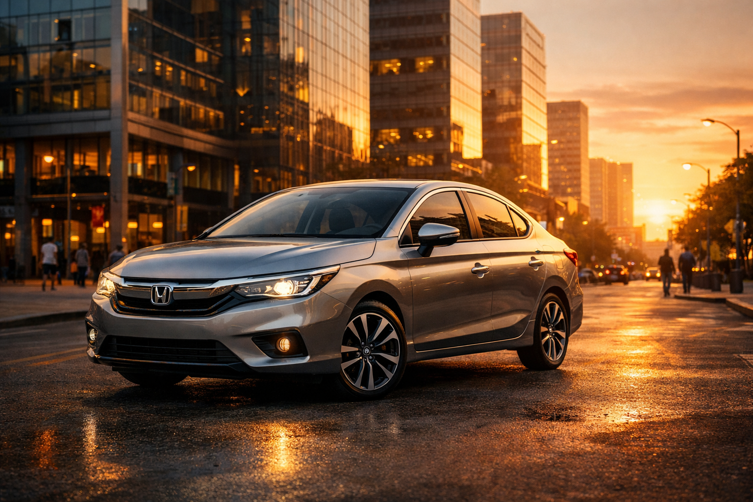 Honda City Smart Buyer's Guide: Specs, Maintenance, Fuel Efficiency and Resale 6 Honda City Smart Buyer’s Guide – affordable sedan in urban sunset view