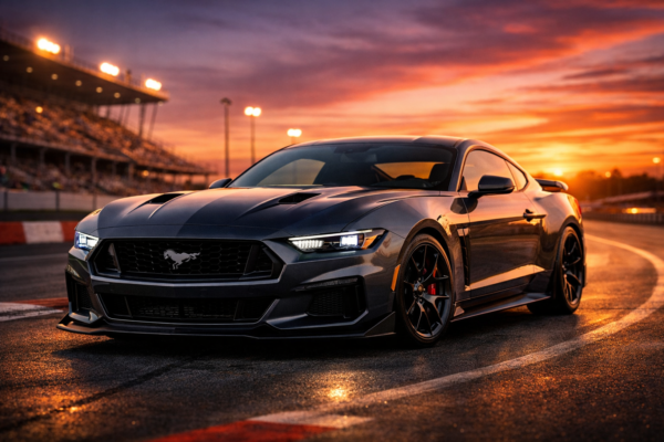 Ford Mustang lineup Dark Horse hero image showcasing performance and style