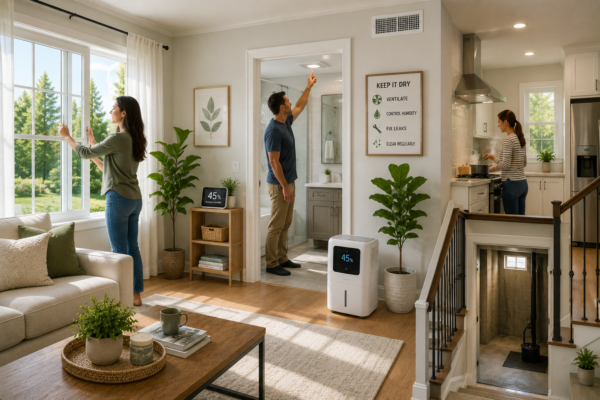 How to Prevent Mold and Dampness in Your Home with proper ventilation and moisture control