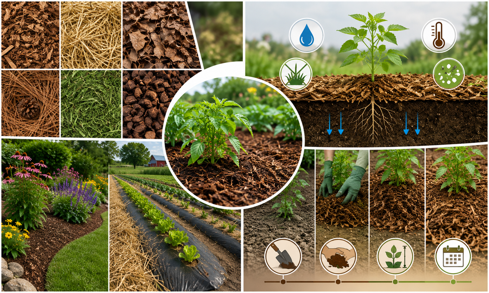 Mulching for healthy gardens and landscapes
