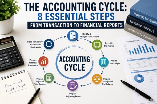 Accounting Cycle from transaction to financial reports
