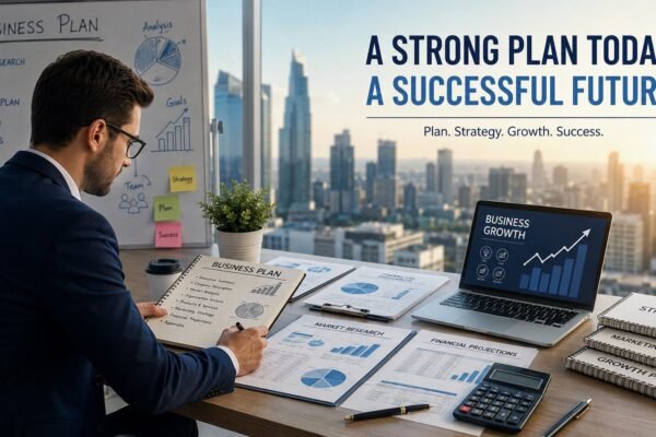Business Plan for Long-Term Growth with financial planning and growth strategy