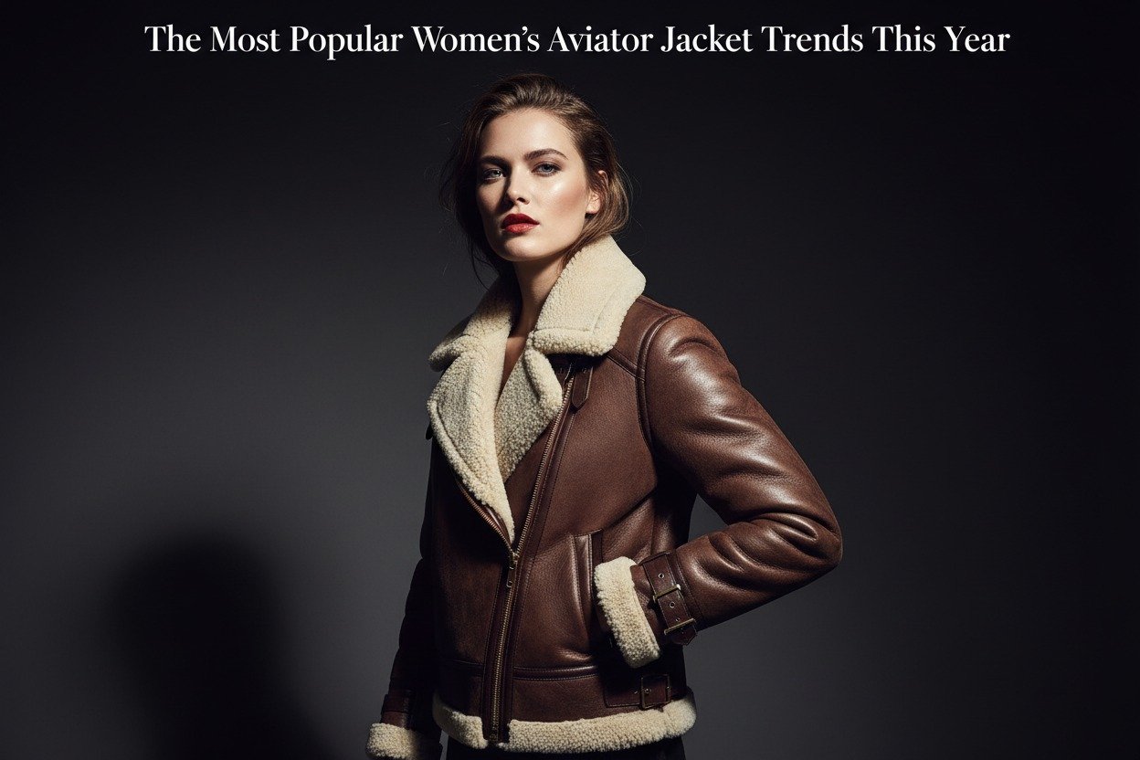 The Most Popular Women's Aviator Jacket Trends This Year 2 The Most Popular Women's Aviator Jacket Trends This Year