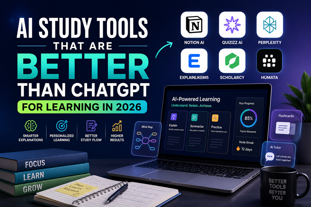 AI Study Tools that Are Better than ChatGPT for Learning in 2026 1 AI Study