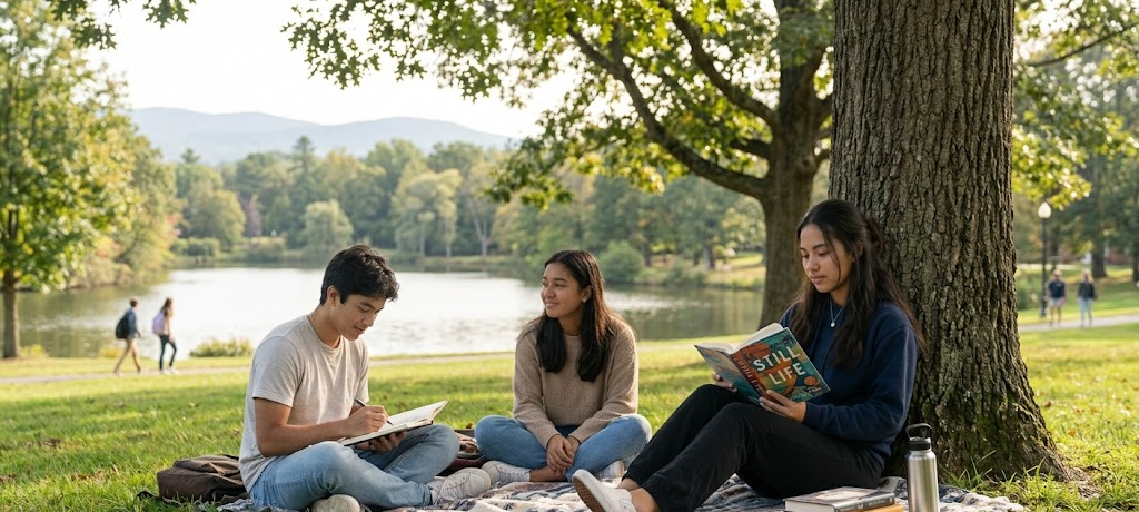 How to Balance School, Work, and Personal Life Without Feeling Overwhelmed 4 Student practicing self-care to reduce stress while balancing academic responsibilities