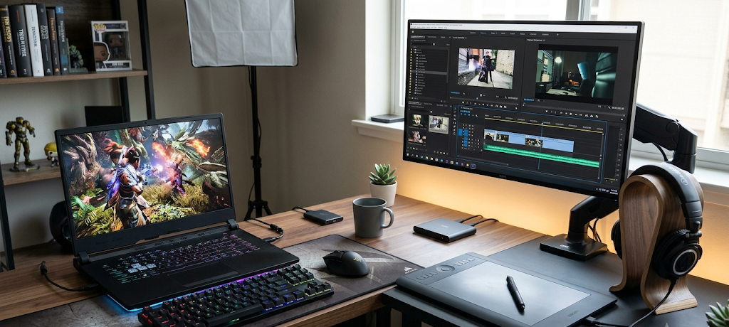 How to Choose the Right Laptop for Work, School, or Gaming: A Complete Buying Guide 4 Gaming laptop with powerful graphics performance for games and creative projects