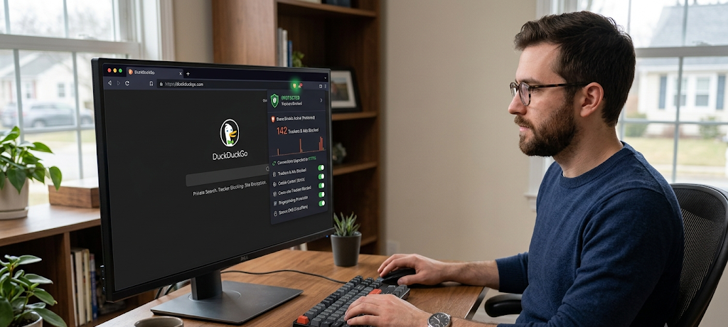 How Data Privacy and Online Security Work to Protect Your Personal Information 5 Privacy-focused browser protecting users from online tracking and data collection