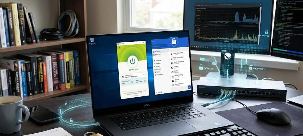 How Data Privacy and Online Security Work to Protect Your Personal Information 4 VPN and password manager tools protecting online accounts and personal information