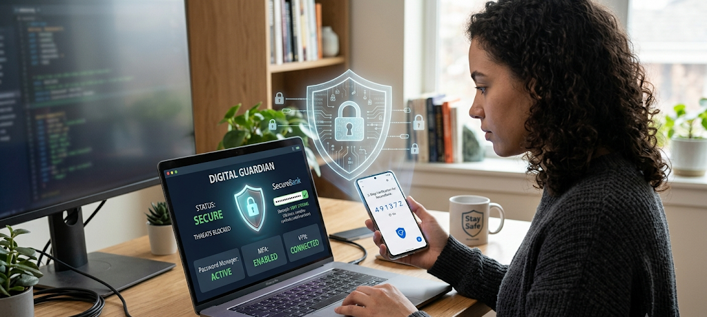 10 Types of Phishing Scams You Must Know How to Identify and Avoid 5 User protecting online accounts with strong passwords and multi-factor authentication
