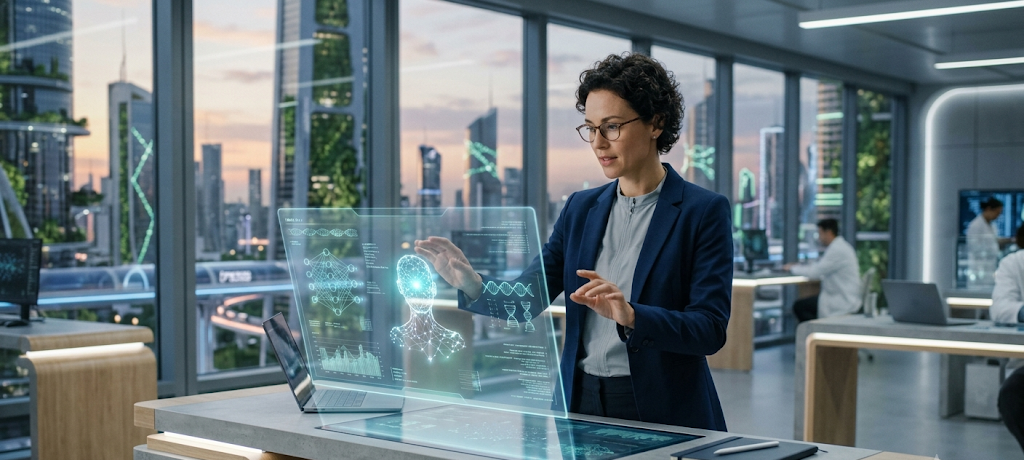 Human and artificial intelligence working together in the future of machine learning technology