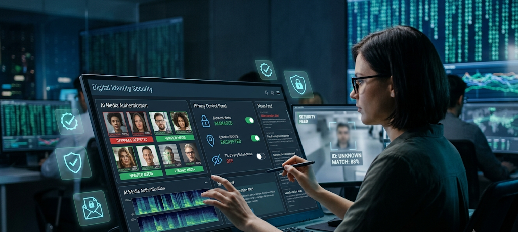 Artificial intelligence privacy protection and digital security against deepfakes and misinformation