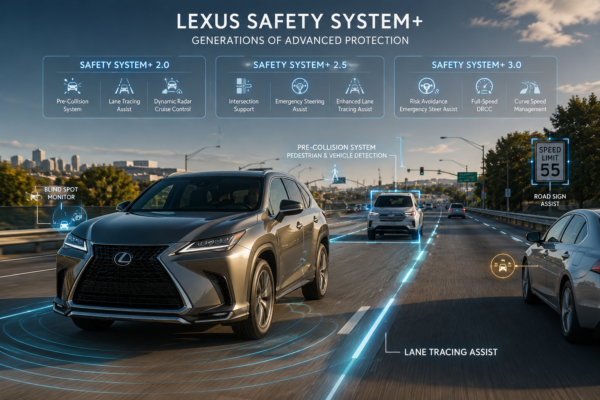 Lexus Safety System+ features and generations explained