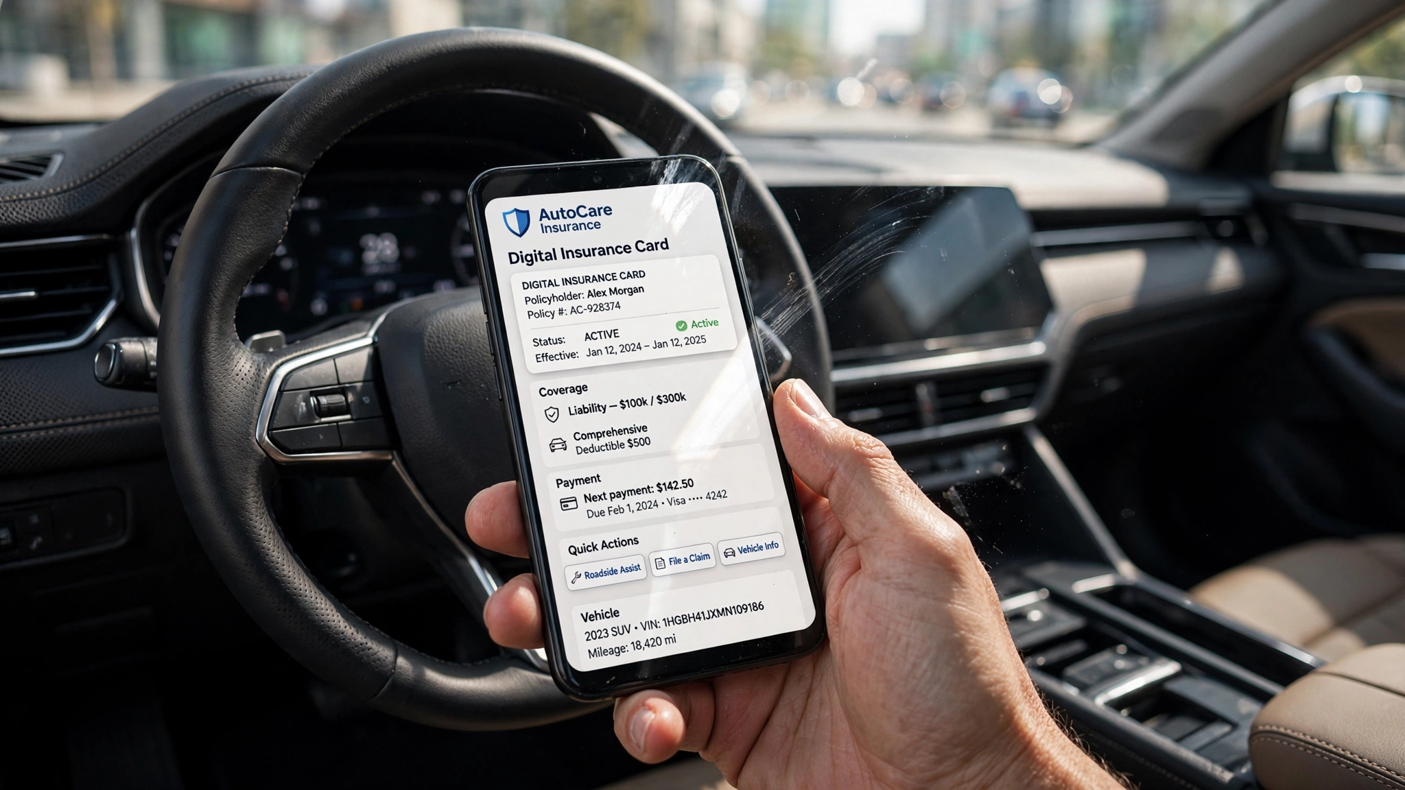Car insurance apps for digital policy management