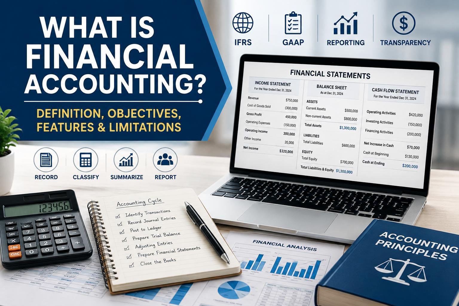 What is financial accounting explained with financial statements and accounting reports