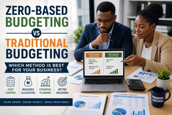 Zero-based budgeting vs traditional budgeting comparison for business financial planning