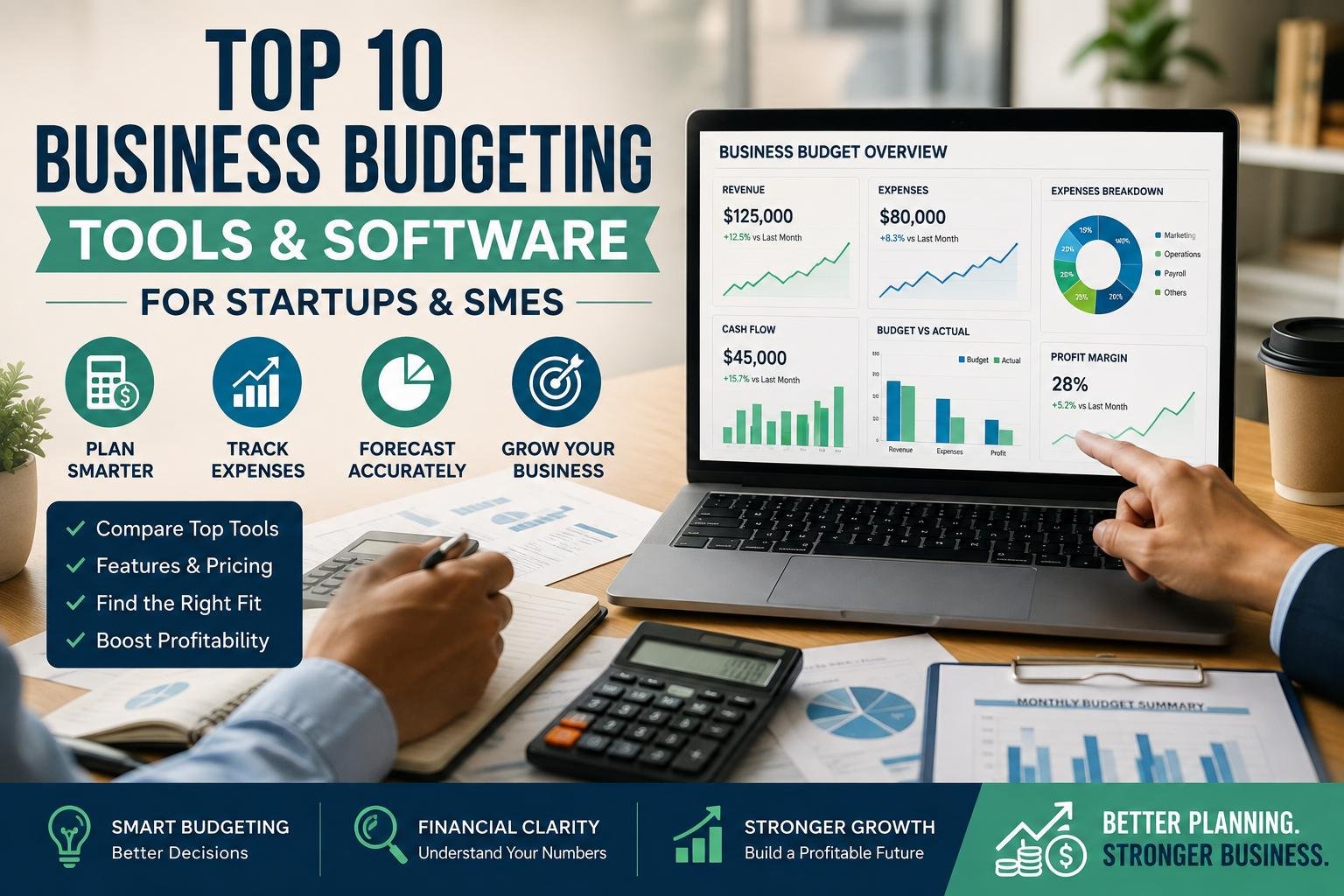 Business budgeting tools and financial planning software for startups and SMEs