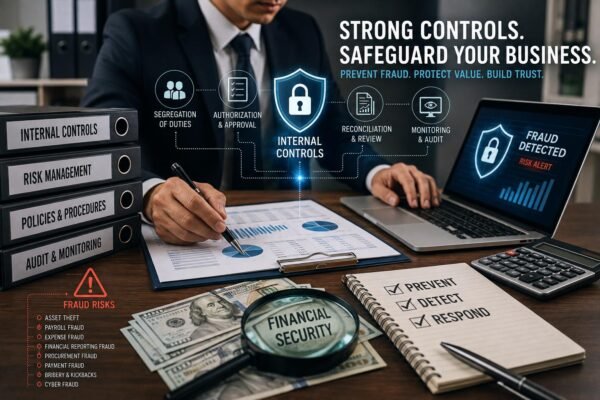Types of financial fraud and internal controls for fraud prevention