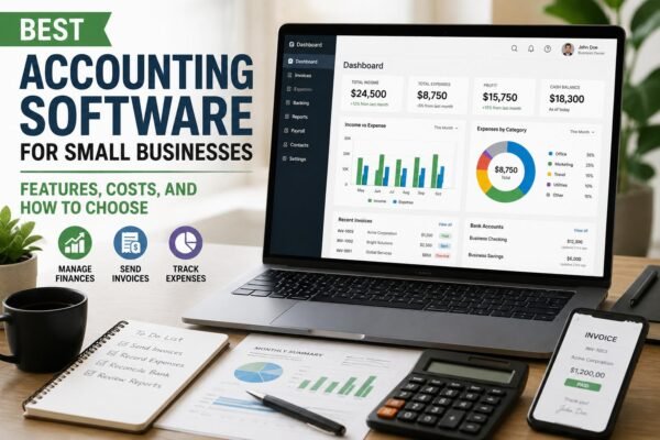 Best accounting software for small businesses with financial reports and invoices