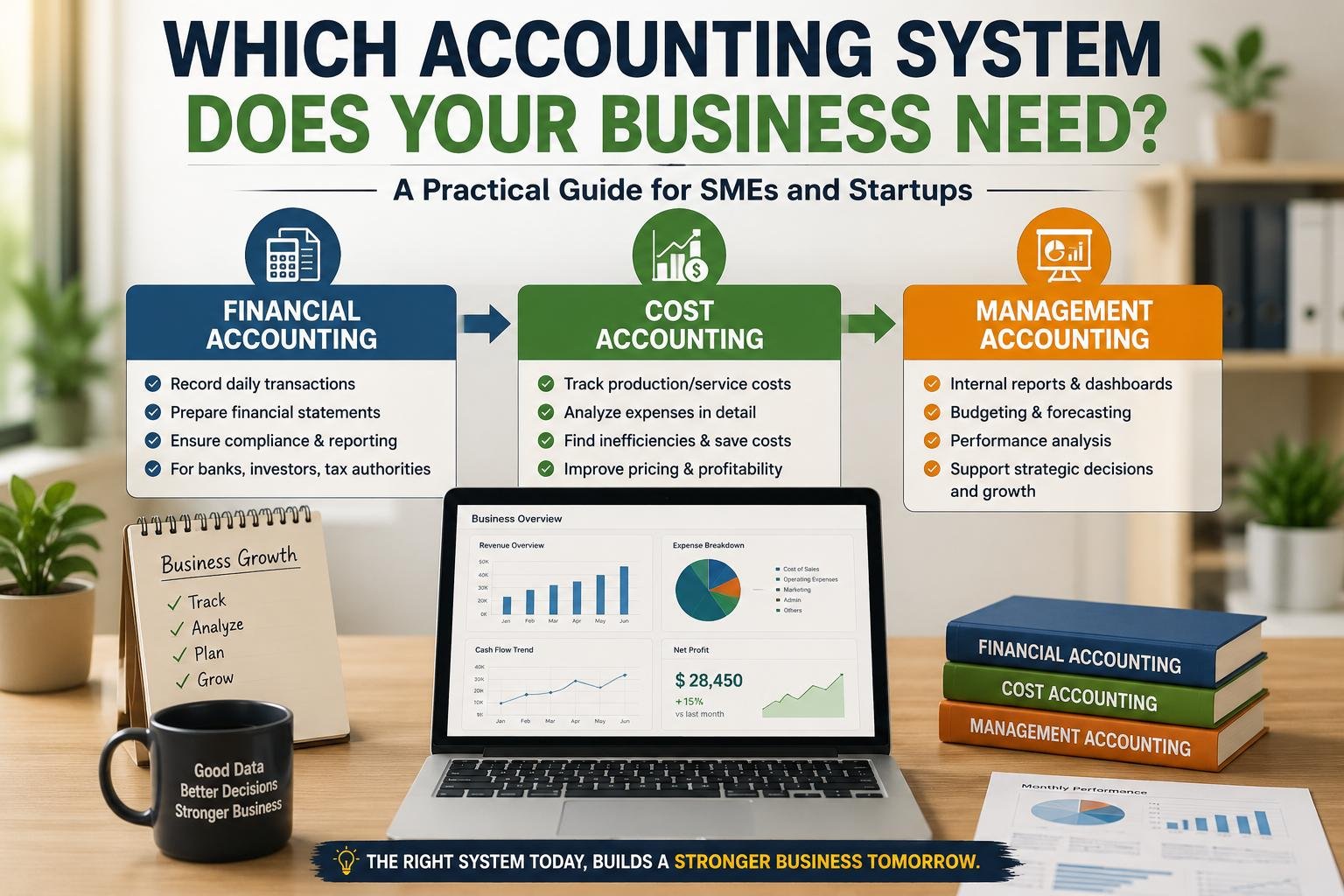 Which accounting system does your business need for SMEs and startups