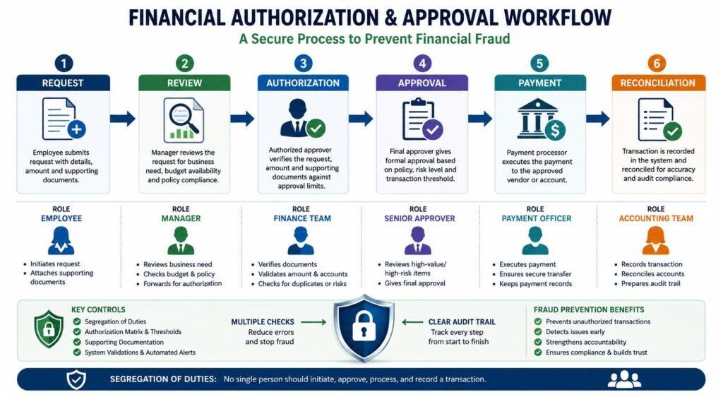 How to Create an Effective Authorization and Approval Workflow to Prevent Financial Fraud 2 Financial authorization and approval process for fraud prevention