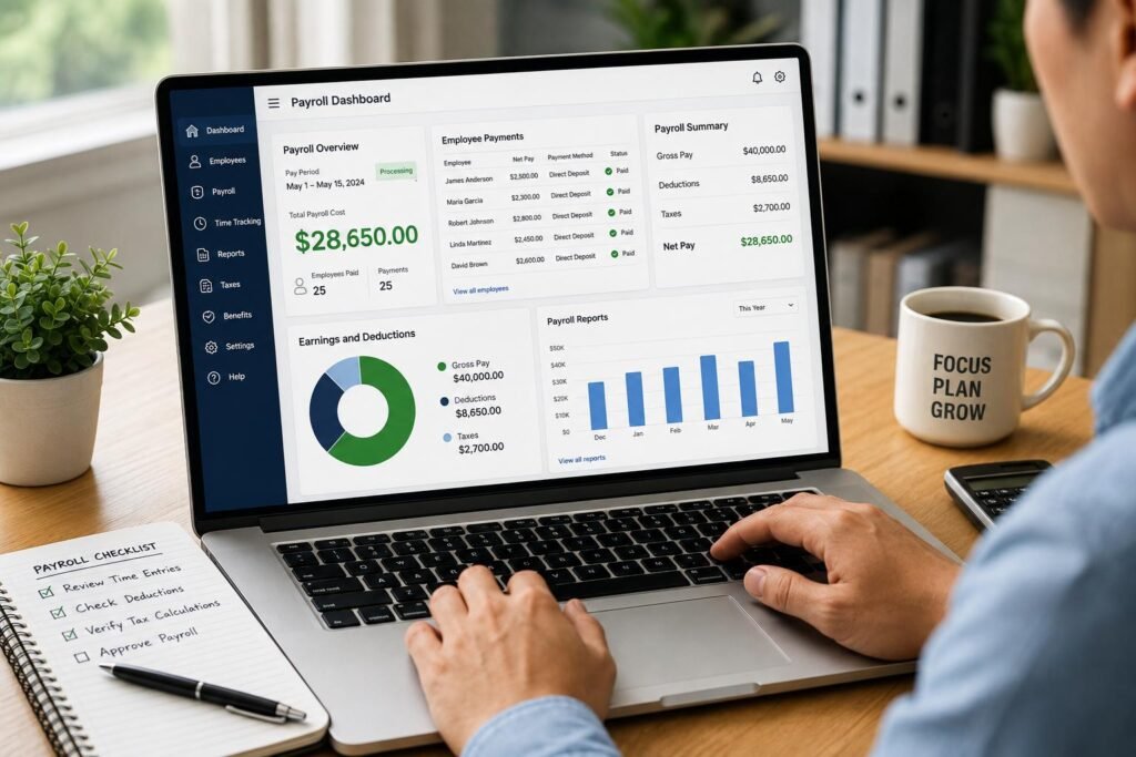 Payroll software features for small businesses
