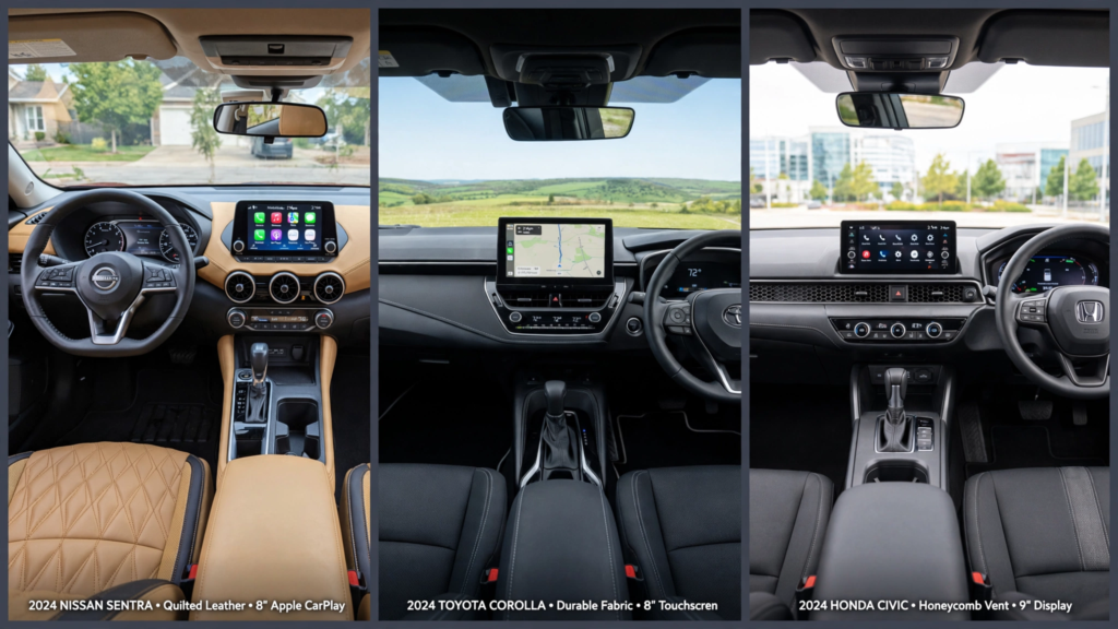 Nissan Sentra vs Toyota Corolla vs Honda Civic: Complete Compact Sedan Comparison 2 image 131