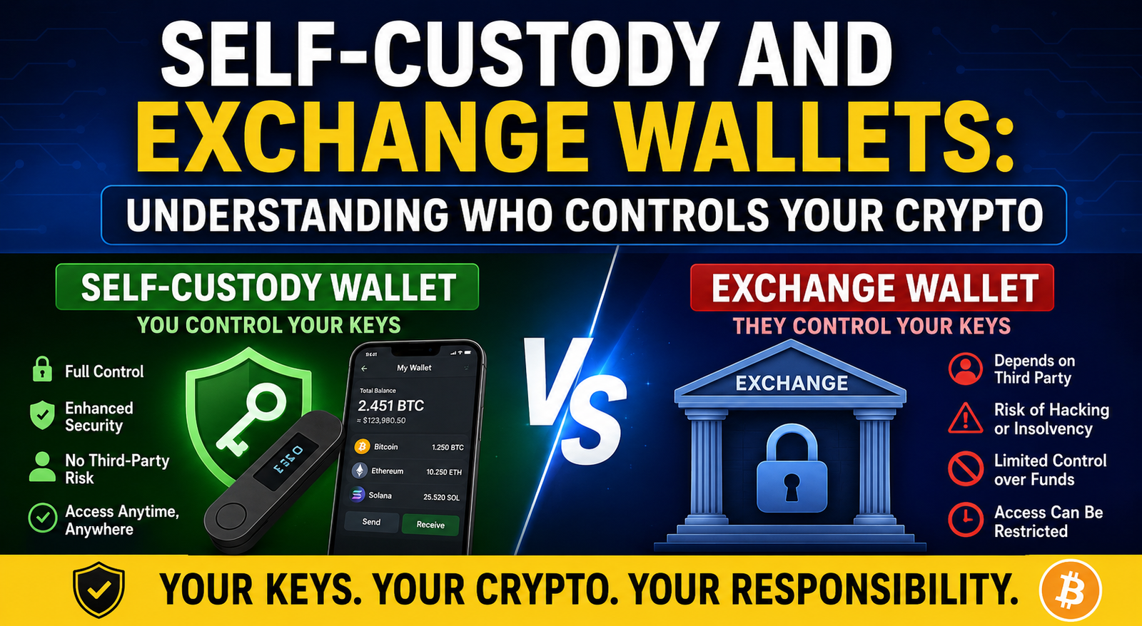 Self-Custody and Exchange Wallets: Understanding Who Controls Your Crypto 1 image 295