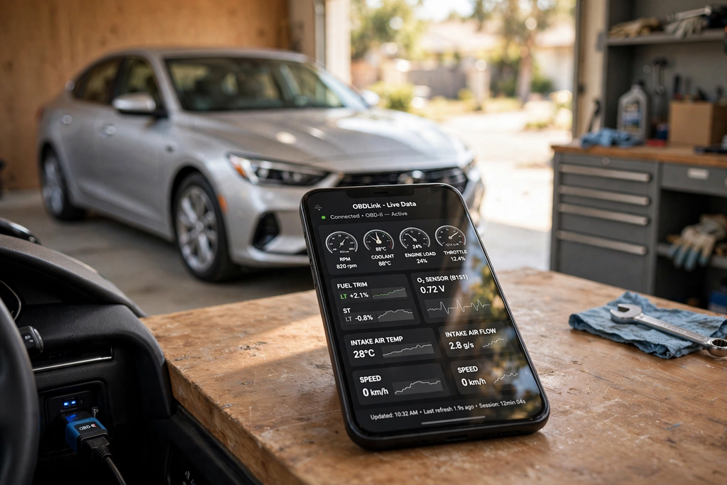 How to Monitor Your Car's Engine With a Smartphone: Live Data and Vehicle Sensors 3 Smartphone engine monitoring with live RPM, fuel, sensor, and engine load data