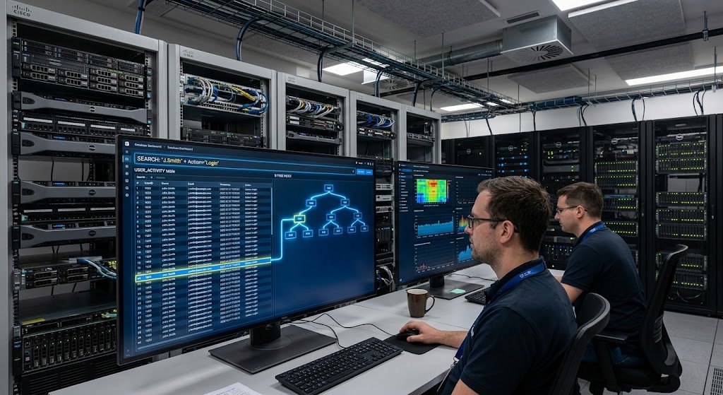 Database backup and recovery system in a modern data center