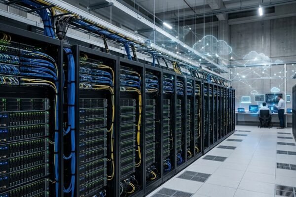 Modern data center supporting cloud computing infrastructure