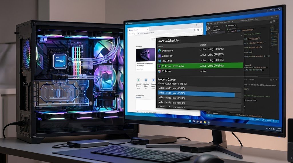 CPU Scheduling Algorithms: How Operating Systems Decide What Runs Next 7 CPU scheduling managing multiple processes on a computer