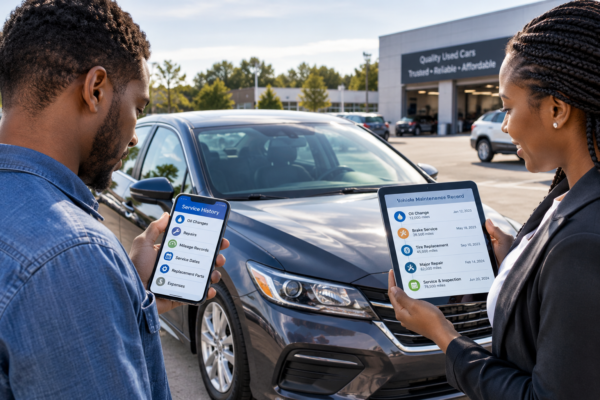 Car service history apps helping buyers and sellers review used car maintenance records