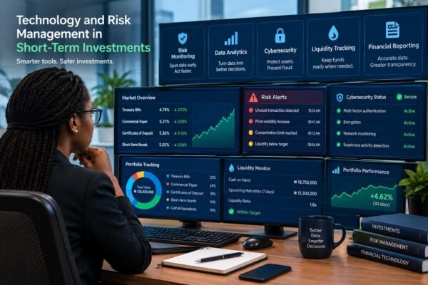 Technology and risk management in short-term investments