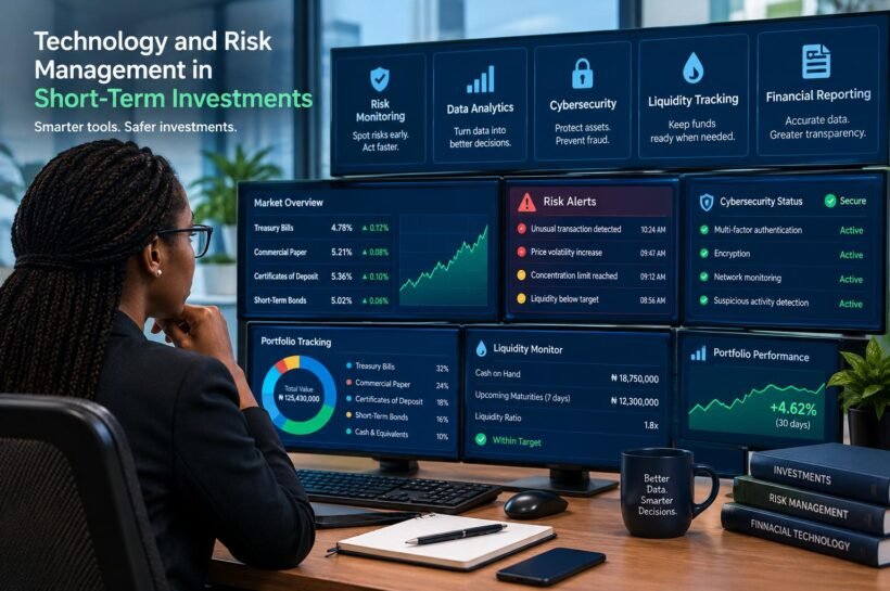 Technology and risk management in short-term investments