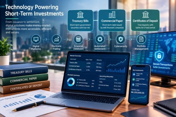 Technology supporting Treasury bills, commercial paper and certificates of deposit