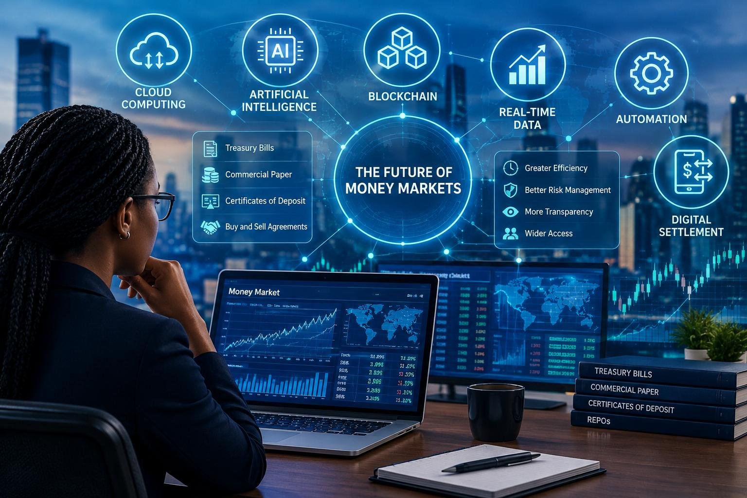 Future of money markets with AI, automation and digital finance