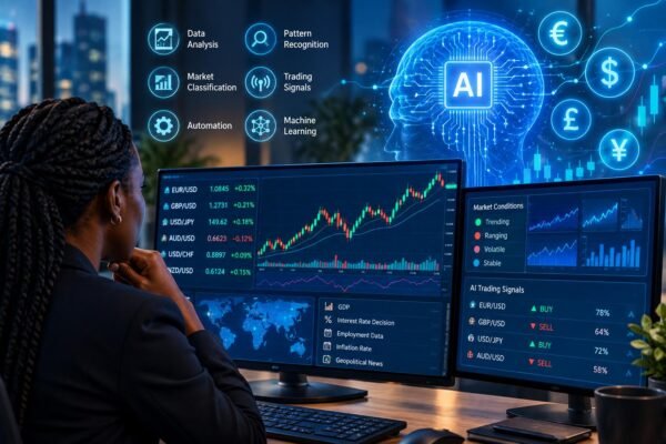 AI in forex trading and currency market analysis