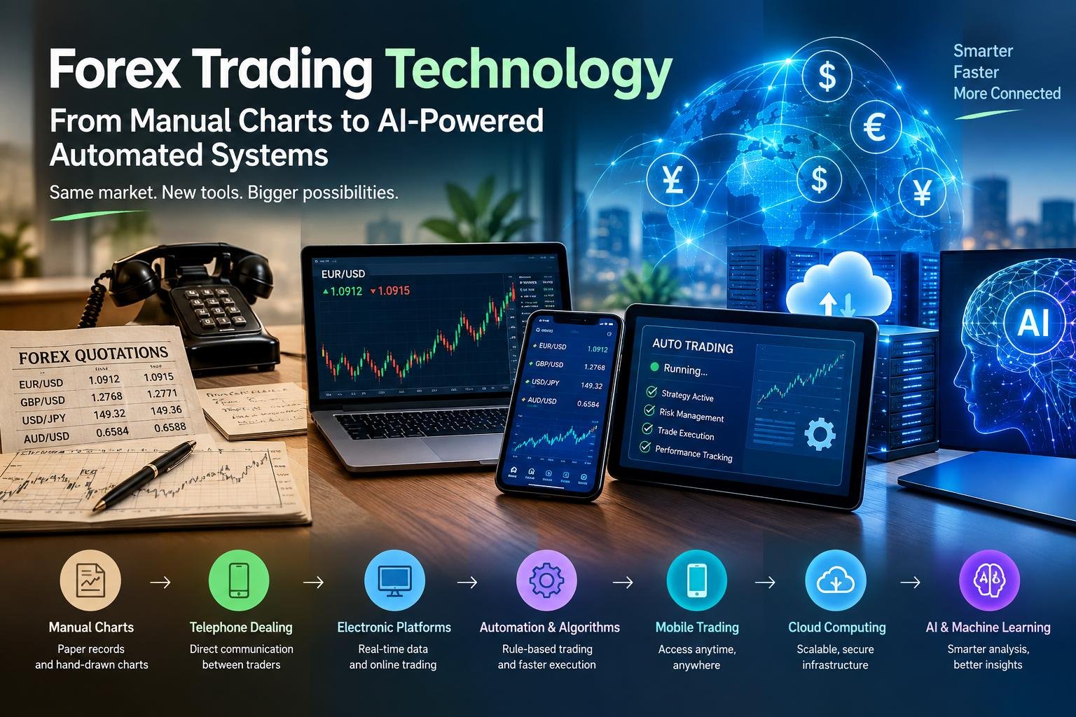 Forex Trading Technology: From Manual Charts to AI-Powered Automated Systems 5 Forex trading technology from manual charts to AI-powered systems